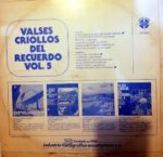 Disco de Vinilo Varios - Valses Criollos del Recuerdo Vol 5 Vinyl Record