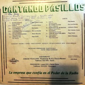 Disco de Vinilo Varios - Cantando Pasillos Vol 1 Vinyl Record