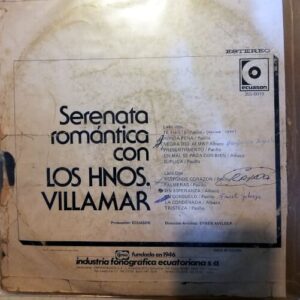 Disco de Vinilo Hermanos Villamar - Serenata Romántica Vinyl Record