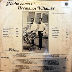 Disco de Vinilo Hermanos Villamar - Nadie como tú Vinyl Record
