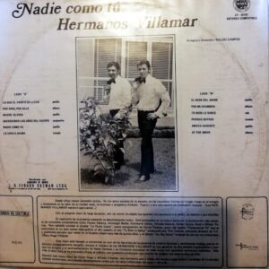 Disco de Vinilo Hermanos Villamar - Nadie como tú Vinyl Record