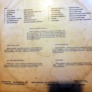 Disco de Vinilo Estudiantina Quito - Bandolines cantan al ecuador Vol 1 Vinyl Record