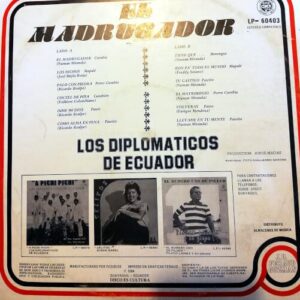 Disco de Vinilo Los Diplomáticos de Ecuador - El Madrugador Vinyl Record