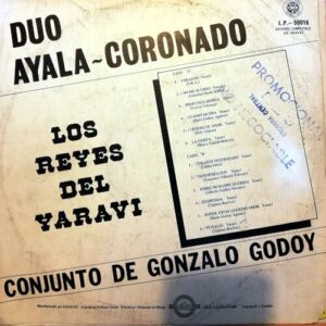 Disco de Vinilo Dúo Ayala – Coronado - Los reyes del Yaraví Vinyl Record