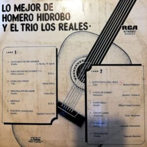 Disco de Vinilo Trío Los Reales - Lo mejor de Homero Hidrobo y el Trío Los Reales Vinyl Record