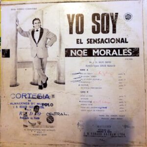 Disco de Vinilo Noe Morales - Yo soy el sensacional Vinyl Record