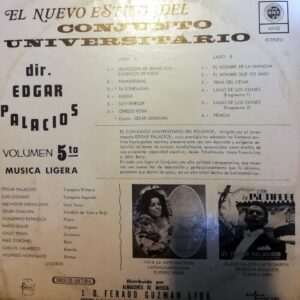 Disco de Vinilo Coro Universidad Central del Ecuador - El nuevo estilo del conjunto universitario Vinyl Record
