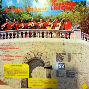 Disco de Vinilo Rondalla Larense - De Lara con amor Vinyl Record
