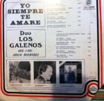 Disco de Vinilo Dúo Los Galenos - Yo siempre te amaré Vinyl Record
