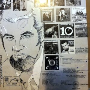 Disco de Vinilo Eduardo Zurita - El Insustituible Vinyl Record