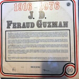 Disco de Vinilo Varios - J.D. Feraud Guzmán 1916 – 1976 Vinyl Record