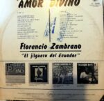 Disco de Vinilo Florencio Zambrano - Amor Divino Vinyl Record