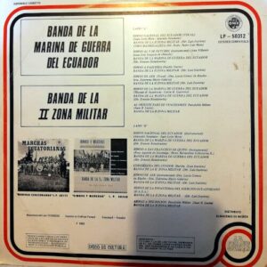 Disco de Vinilo Banda de la Marina de Guerra del Ecuador - Himnos Vinyl Record