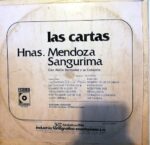 Disco de Vinilo Hermanas Mendoza – Sangurima - Las Cartas Vinyl Record