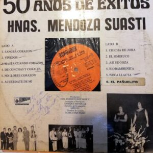 Disco de Vinilo Hermanas Mendoza – Suasti - 50 años de éxitos Vinyl Record