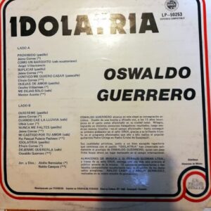 Disco de Vinilo Oswaldo Guerrero - Idolatría Vinyl Record
