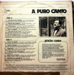 Disco de Vinilo Omar Romano - A Puro Canto Vinyl Record