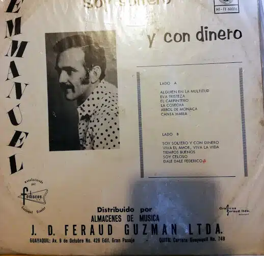 Disco de Vinilo Emmanuel - Soy Soltero y con dinero Vinyl Record