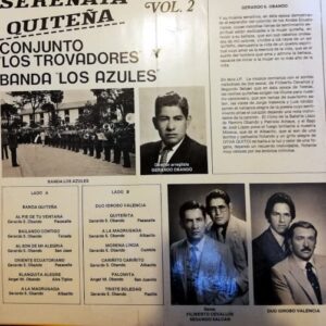 Disco de Vinilo Banda Quiteña Los Azules - Serenata Quiteña Vol 2 Vinyl Record