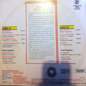 Disco de Vinilo Julio Jaramillo Jr. - Yo soy Julio Jaramillo Jr. Vinyl Record
