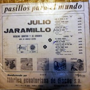 Disco de Vinilo Julio Jaramillo - Pasillos para el mundo Vinyl Record