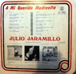 Disco de Vinilo Julio Jaramillo - A mi querida madrecita Vinyl Record
