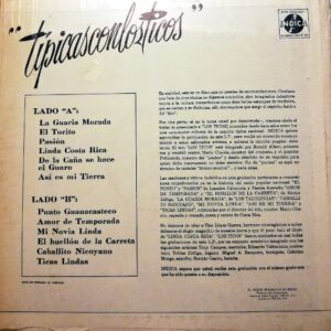Disco de Vinilo Trio Los Ticos - Tipicas Con Los Ticos Vinyl Record