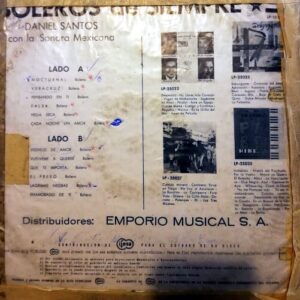 Disco de Vinilo Daniel Santos - Boleros de Siempre Vinyl Record