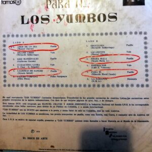 Disco de Vinilo Los Yumbos - Para ti Vinyl Record