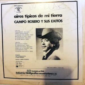 Disco de Vinilo Campo Rosero - Y sus éxitos Vinyl Record