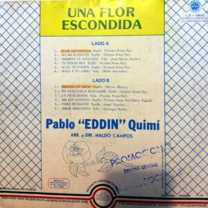 Disco de Vinilo Pablo Edin Quimi - Una flor escondida Vinyl Record