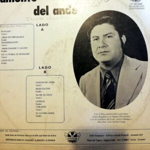 Disco de Vinilo Carlos Regalado - Lamento de los andes Vinyl Record