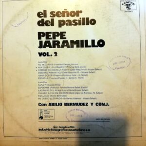 Disco de Vinilo Pepe Jaramillo - El señor del Pasillo Vol 2 Vinyl Record