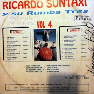 Disco de Vinilo Ricardo Suntaxi - Y su rumba tres vol 4 Vinyl Record