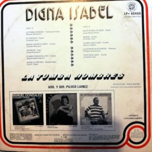 Disco de Vinilo Digna Isabel - La Tumba Hombres Vinyl Record