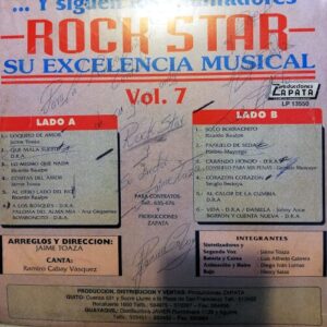 Disco de Vinilo Rock Star - Su excelencia musical Vol 7 Vinyl Record