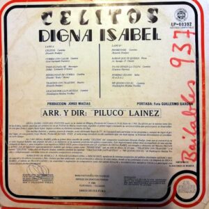 Disco de Vinilo Digna Isabel - Celitos Vinyl Record