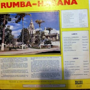 Disco de Vinilo Conjunto Orquestal Rumba Habana - Cotacachi Tierra mía Vol 1 Vinyl Record