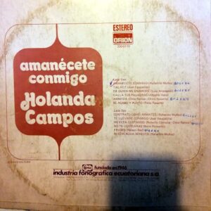 Disco de Vinilo Holanda Campos - Amanécete conmigo Vinyl Record