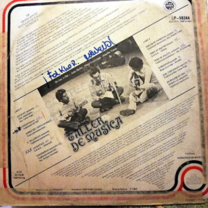 Disco de Vinilo Grupo Taller De La Música - Artesanias Folklóricas Vinyl Record