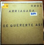 Disco de Vinilo Hermanos Arriagada - De Quererte Asi Vinyl Record