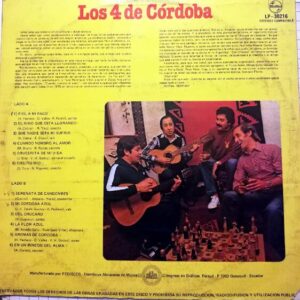 Disco de Vinilo Los 4 De Cordoba - Permiso Serenata Vinyl Record
