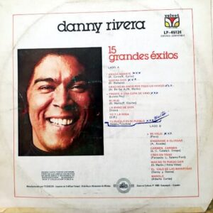 Disco de Vinilo Danny Rivera - 15 Grandes Éxitos Vinyl Record