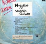 Disco de Vinilo Manolo Galván - 14 Éxitos De Manolo Galván Vinyl Record