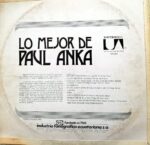 Disco de Vinilo Paul Anka - Lo Mejor De Paul Anka Vinyl Record