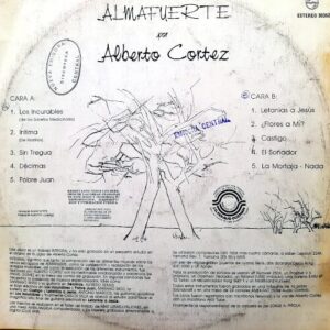 Disco de Vinilo Alberto Cortez - Versos Escogidos De Almafuerte Vinyl Record