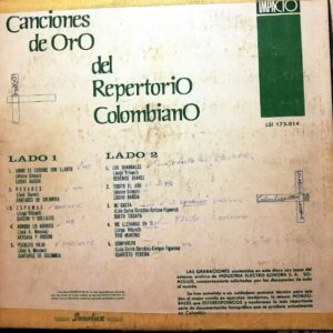 Disco de Vinilo Varios - Canciones De Oro Del Repertorio Colombiano Vinyl Record