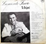 Disco de Vinilo Leonardo Favio - Te Dejaré Vinyl Record