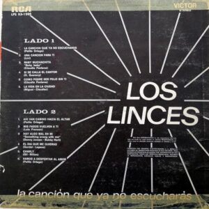 Disco de Vinilo Los Linces - La Canción Que Ya No Escucharas Vinyl Record