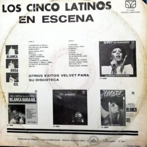 Disco de Vinilo Los Cinco Latinos - Los Cinco Latinos En Escena Vinyl Record